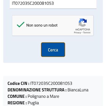 شقة Biancaluna بولينيانو آ ماري المظهر الخارجي الصورة